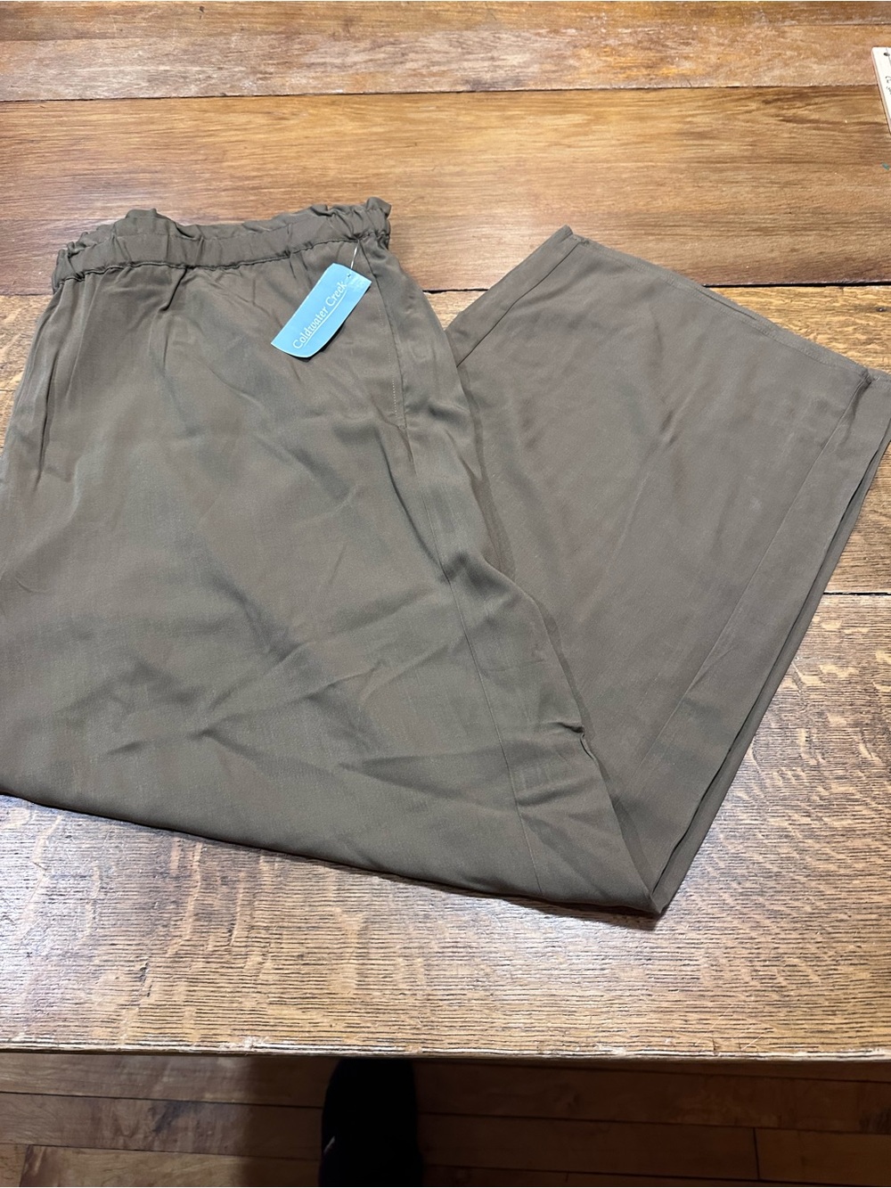 Coldwater Creek NWT Olive Green Pull-On Chinos sz 3x